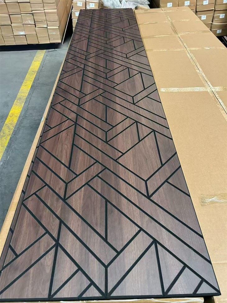 Sound Absorbing 3D Slat Acoustic Wall Panels high quality
